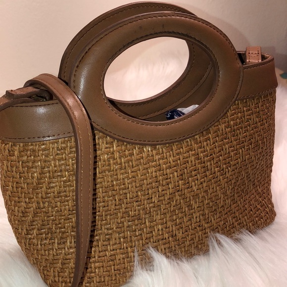 Fossil Handbags - Fossil Vintage Mini Woven Crossbody Very Good Con